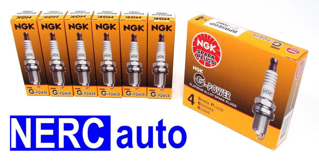 NGK G-POWER Platinum Spark Plugs BPR6EGP 7084 Set of 6