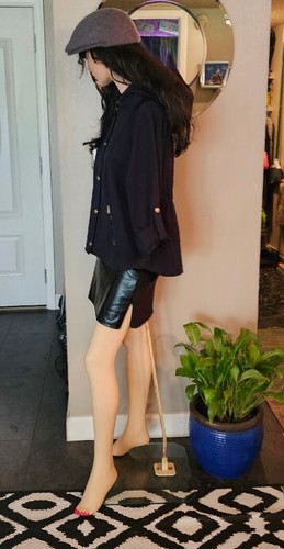 STREETWEAR HOODED PITETE A LINE PEA COAT P/S CHARTER CLUB - Picture 11 of 12