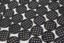 Black Round Plastic Drainage Mesh/Screen/Net for Potted Plant, Bonsai Pot 1"x 1"