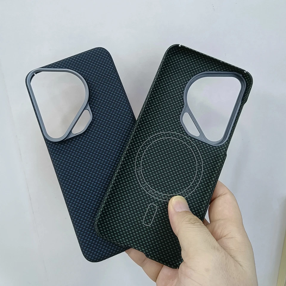 Real Carbon Fiber Magsafe Case Fr Huawei Pura 70 Ultra Pro Hard Thin Matte Cover - Image 4 of 4