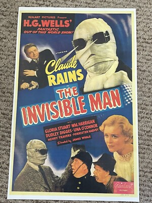 Claude rains the invisible Man Poster 11 x 17 (241)