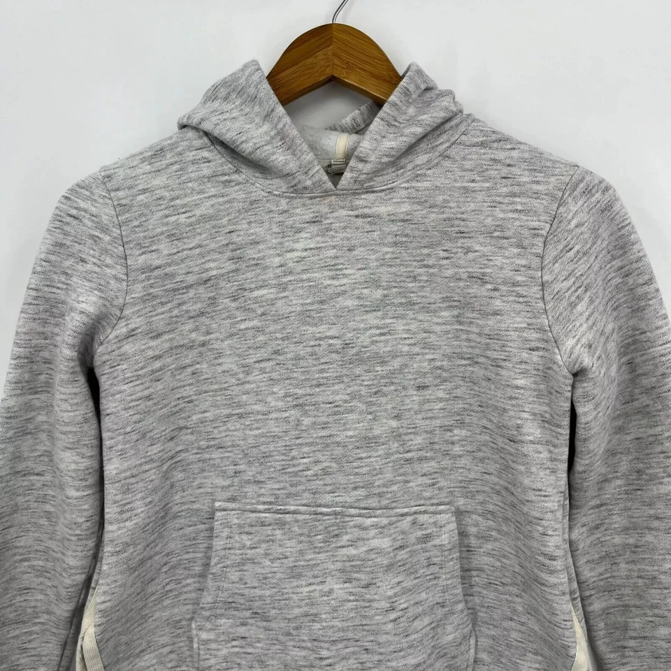 Madewell Hoodie Women's Size XS Gray Pocket Slit Pullover Cotton Blend - Image 2 of 4