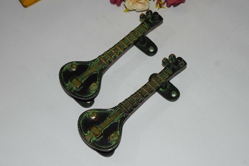 Brass Veena Drawer Handles Vintage Style Handmade Sitar Kitchen Door Pull EK50 - 第 8/11 張圖片