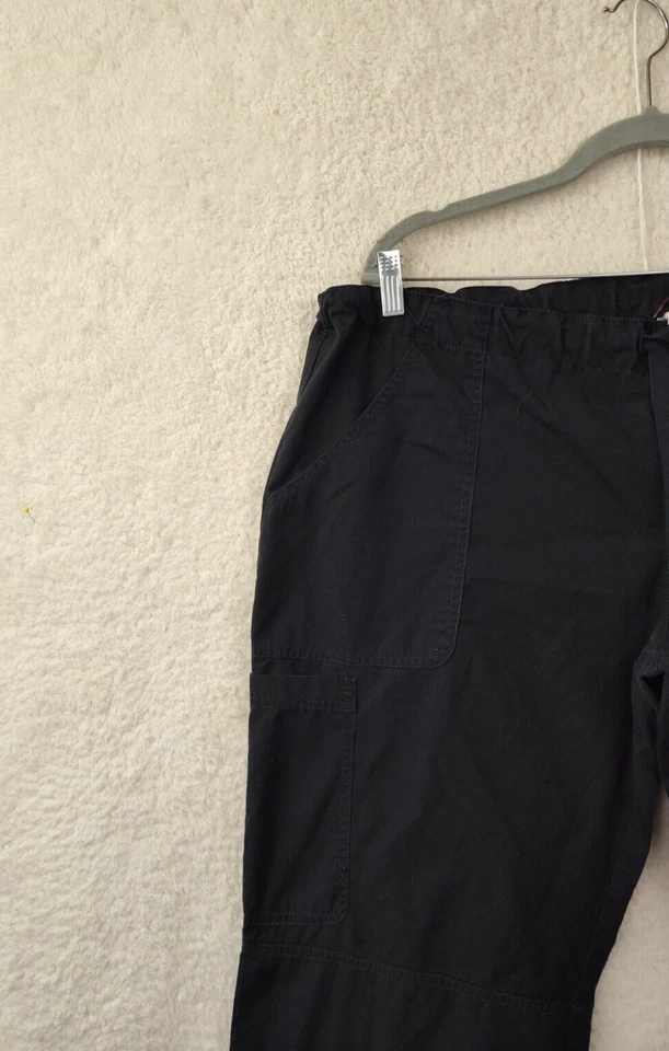 Pantalones Ecko Rojo Mujer Extra Grandes Negros Mezcla Algodón Cordón Ropa Profesional Foto 2 de 4