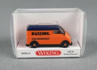 Wiking 033404/0334 04 H0 1:87 Dkw Schnelllaster Kastenwagen BüSsing Kundendienst