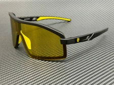 FERRARI FZ6010U 504 V9 Matte Black Yellow Men's 65 mm Sunglasses