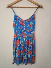 Hollister Womens Dress Blue Floral Print  Size XS