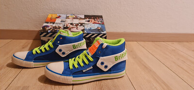 *NEU* British Knights ROCO Royal Blue/Neon Green Schuhe Gr. 42 Sneakers *NEU*