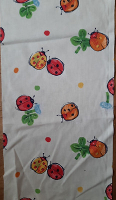Stoffrest Patchworkstoff Baumwolle PATCH  MAIKÄFER , KLEEBLATT , 1,50 M x 30 cm
