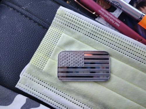 .9999 Silver Bar 1 oz American Flag Silver Bullion