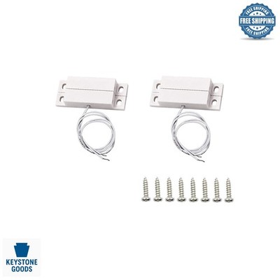 Magnetic Door Window Alarm Sets of 2   Home Security Contact Switches