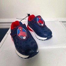 Marvel Kids Spiderman Sneakers Light Up Size 6 Non Marking NWOT