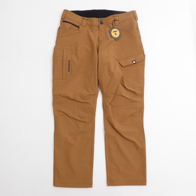 Truewerk Womens T2 Werkpant Brown Technical Performance Workwear Size 14 Short