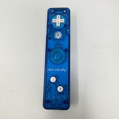 PDP Rock Candy Wii Remote - Blue Transparent *TESTED*