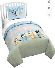 Jay Franco Bluey Bingo Twin Duvet Set Duvet Cover 1 Sham Includes Free Gift