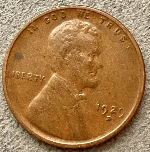 1929-D  Lincoln Wheat Cent - [F] Fine - Better Grade ~ B597