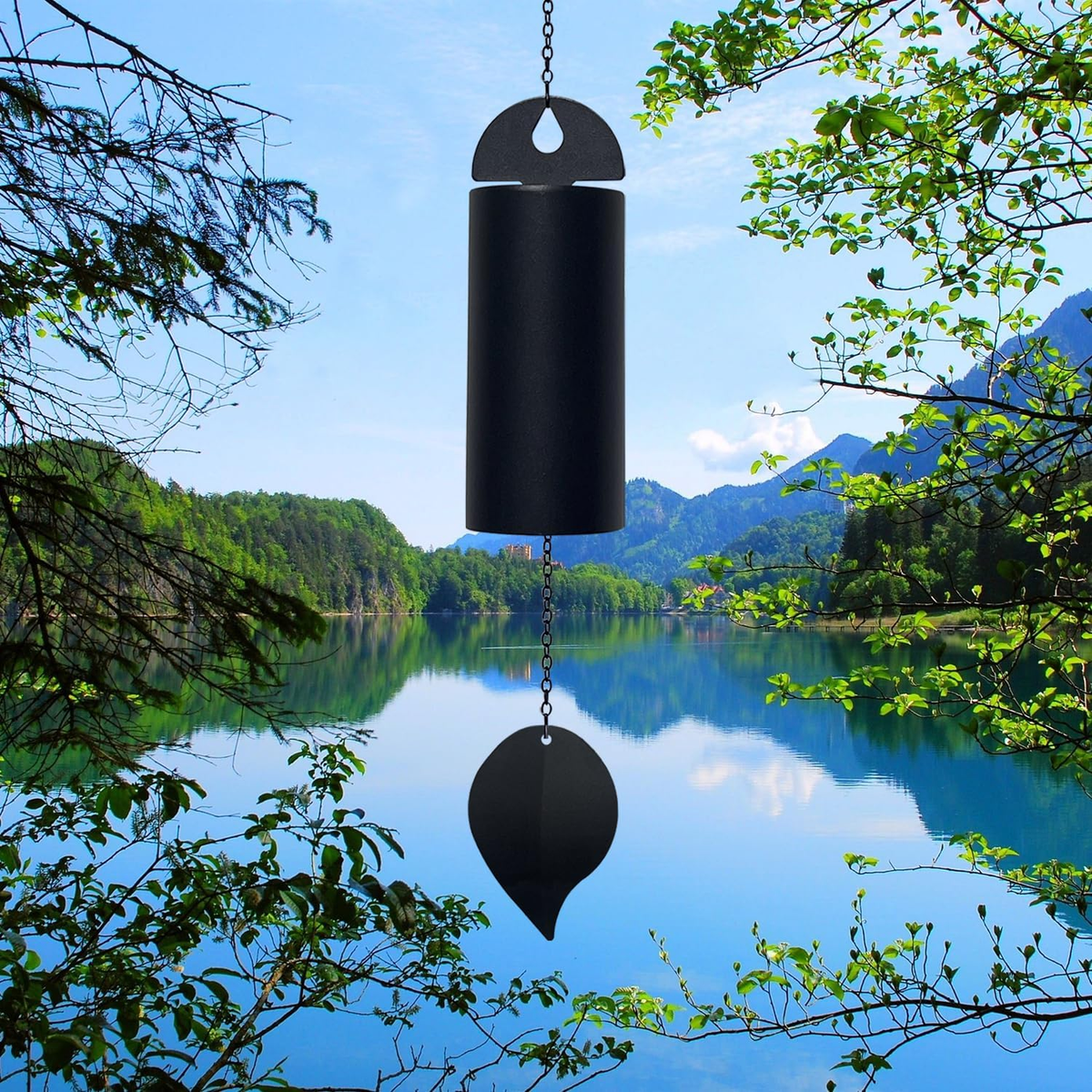 Deep Resonance Serenity Bell Large Wind Chimes for Outside Tone 30