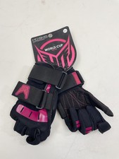 HO SKIS WOMENS WORLD CUP WATERSKI GLOVES SIZE XL PINK / BLACK