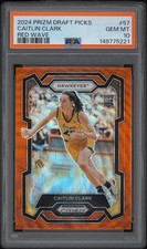 2024 Panini Prizm Draft Picks #57 Red Wave PSA 10. Pop 10!