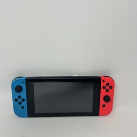 Nintendo Switch v1 Console/Dock/Charger w/Red & Blue Joy-cons As-is PLZ READ