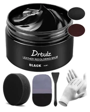 Black Leather Recoloring Balm Color Restorer Conditioner