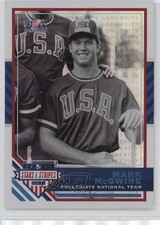 2017 USA Baseball Stars & Stripes Longevity Holofoil 6/99 Mark McGwire #93 0i1b