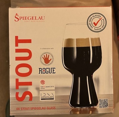 Spiegelau Craft Beer STOUT European-Made Lead-Free Crystal 21oz Set of 4