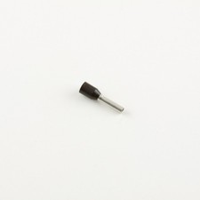 16 Ga. Black Insulated Ferrules, 0.31" Pin Lg. - pack of 100