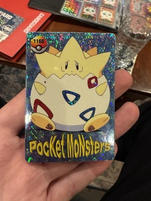 Pokemon Anime Togepi Pocket Monsters Vintage Vending Machine Holo sticker