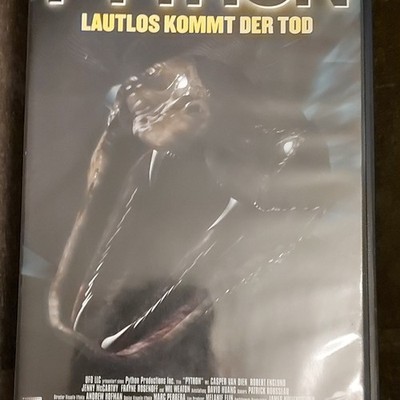 VHS Kassette Python Lautlos Kommt Der Tod FSK 16 Hülle 2 Kleine Defekte