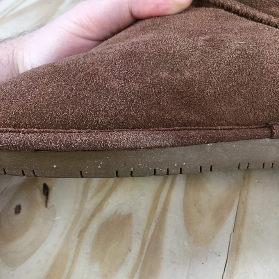 Bearpaw Boots Womens 10 Abby Shearling Brown Casual Fur Lined Comfort Ankle Top - Image 4 of 4