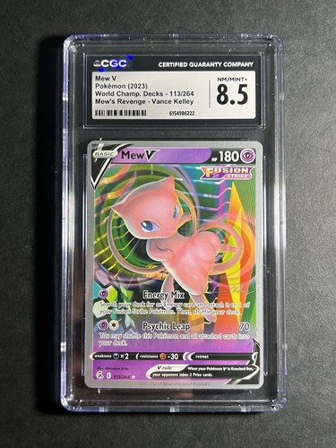 Mew V graded CGC 8.5 for sale on eBay