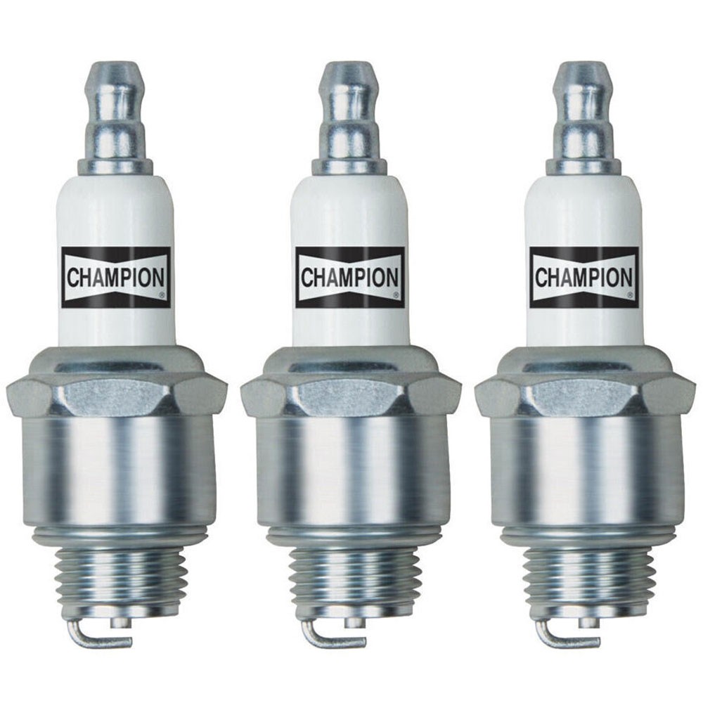 Champion Spark Plug 868 3pk Copper Plus 14mm 9.5mm Small Engine Resistor