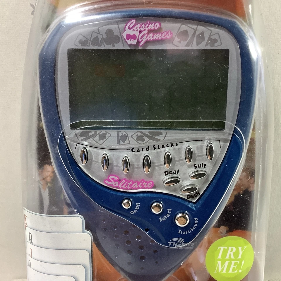 Juego de Casino Solitario Juegos de Tigre Artículo No. 59200 Hecho 2003 Nuevo/Sellado Foto 3 de 4