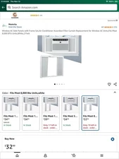 Memrita Window AC Side Panel with Frame Set,Air Conditioner Accordion Filler 