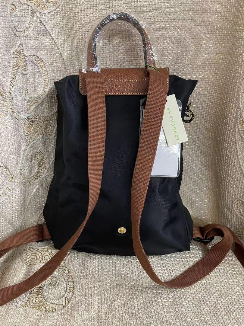 Longchamp Luxury Le Pliage Backpack in Black New From Japan | eBay