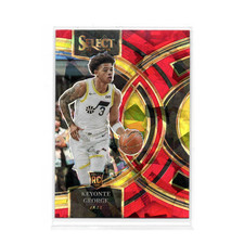 2023-24 Select Keyonte George #109 Premier Level Cracked Ice Red Prizm