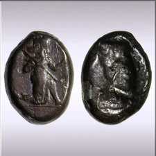 Achaemenid Persia AR Siglos ,“Archer” Carradice Type (Type III), 490–375 BC