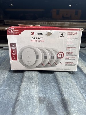 Kidde Smoke Alarm Model 20SAR Hard Wired Detector, battery, 3 Pack NEW OPEN BOX