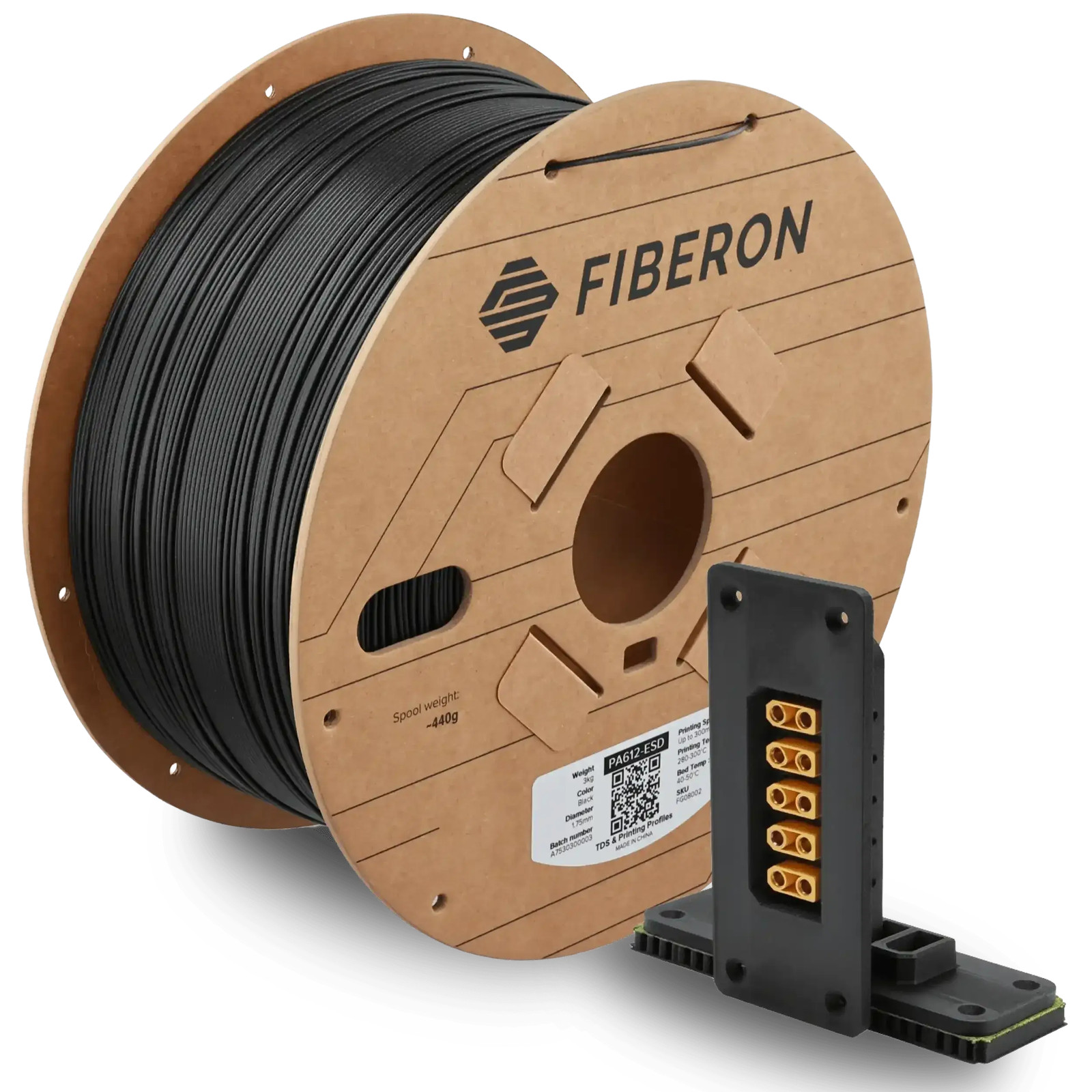 Polymaker Fiberon™ PA612-ESD Filament 3D Druck elektrostatisch ableitend 1.75 mm - Bild 2