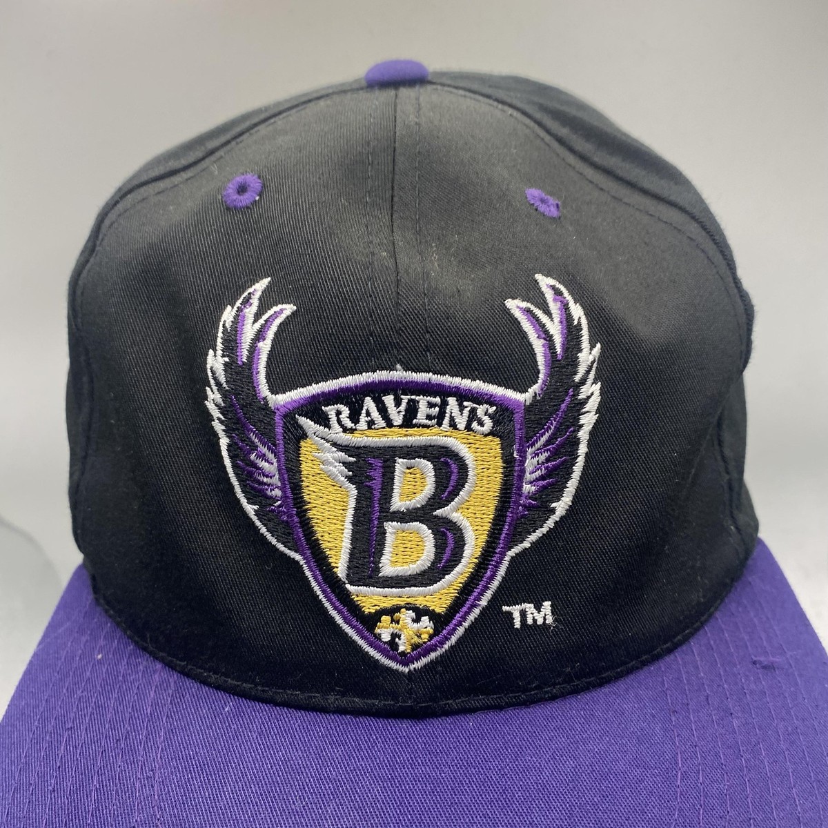 Baltimore Ravens Flying B Logo 7 Athletic Hat Cap Snapback Mens