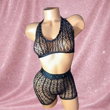 Exotic Dancewear Stripper Rave wear Lingerie Pole Dance