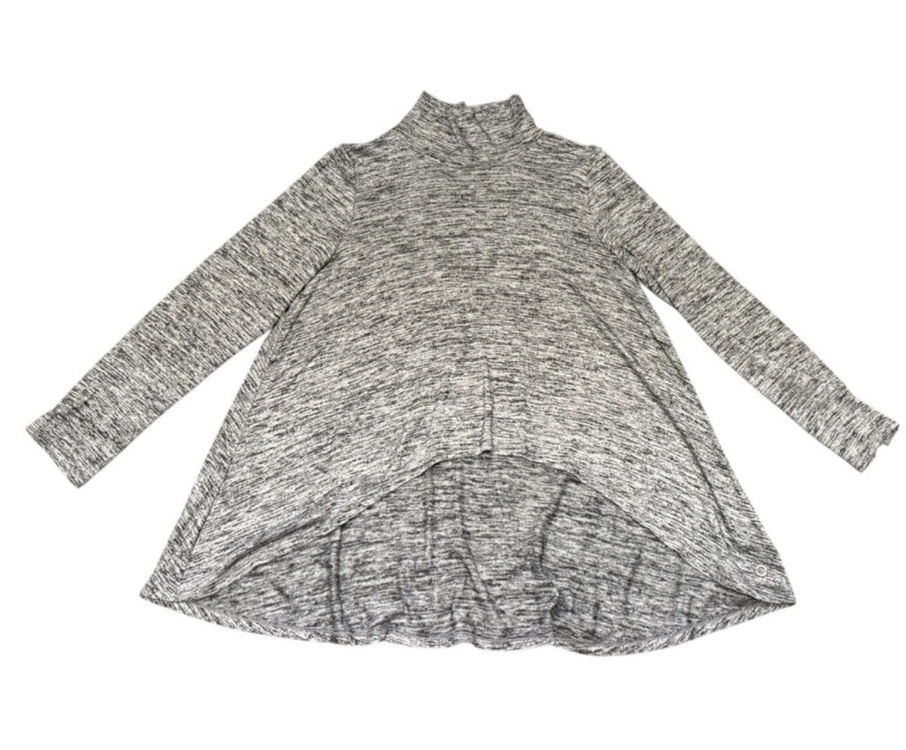 Calvin Klein Performance Top Gray Marled High Low Womens XL Asymmetrical Trapeze image 4