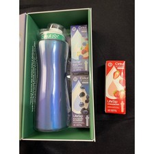 Cirkul Water Bottle Stainless Steel 32oz Tumbler  3 Sip Cartridges Lid Set