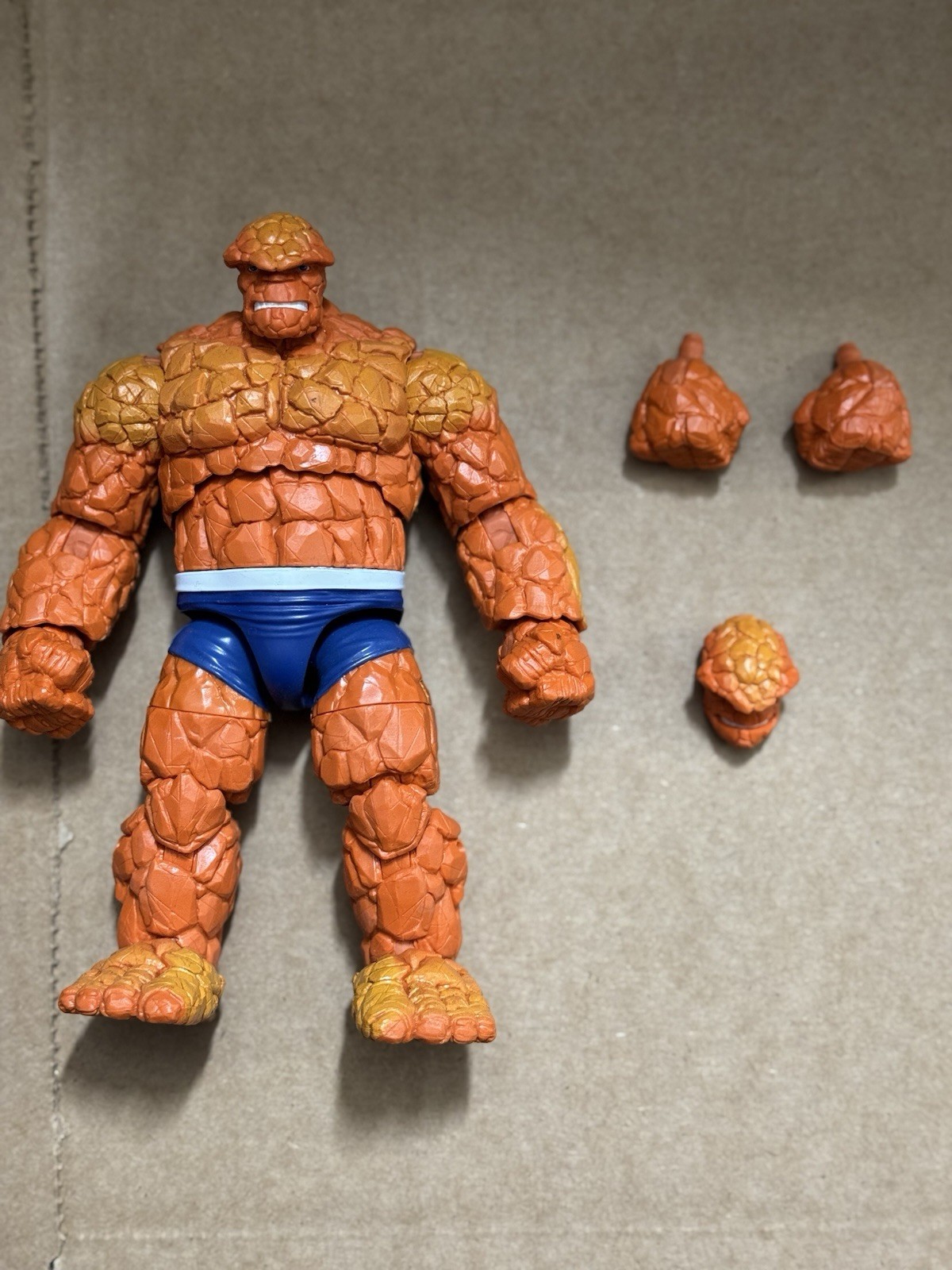 Hasbro Marvel Legends 2021 Retro Fantastic Four The Thing Complete Action Figure