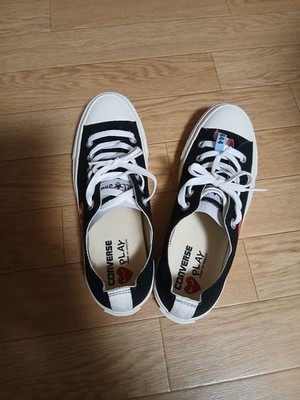 CONVERSE PLAY Comme des Gar ons Black Sneakers
