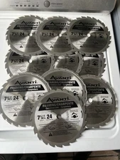 Avanti A0724A 7-1/4-inch 24T 5/8-inch Arbor Framing Circular Saw Blades 10-Pack
