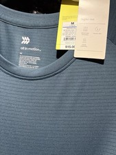 All in Motion Men's Short Sleeve Performance T-Shirt Blue, Size Medium