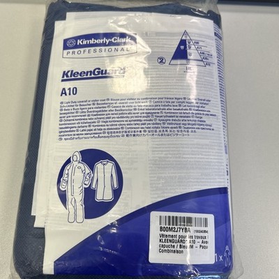 Kimberly-Clark M Overall Schutzanzug A10 Blau Schmutz Staub Kleenguard B00M2J7YB