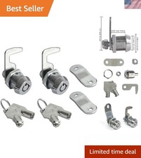 Reliable 2 Pack Tubular Cam Locks - Waterproof, Durable Easy Installation